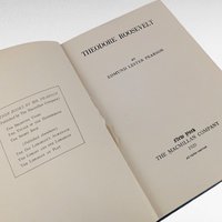 1920 Theodore Roosevelt Biography, Edmund Lester Pearson, Historical Book, Gift for History Buffs