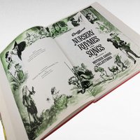 1974 Nursery Rhymes Songs Book Illustrated Children's Literature Gift for Kids