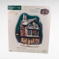 2001 Dept 56 Dickens Village - Scrooge's Brownstone with Motion