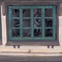 2001 Dept 56 Dickens Village - Scrooge's Brownstone with Motion