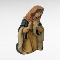 Vintage Kurt Adler Porcelain Nativity Set, 3 Piece Holy Family, Christmas Decor, Religious Gift