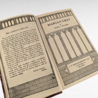 1923 Marian Grey Book by Mary J Holmes, Antique Novel Gift for Reader, Collectible Literature