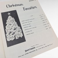 Vintage 1958 Christmas Music Book Set, Softcover Piano Sheet Music, Holiday Song Collection, Gift for Musician, Festive Music Decor