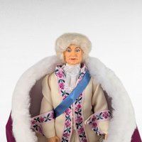 Vintage Peggy Nisbet King Louis XVI Doll, English Made Historical Figure, Collector Doll with Stand, Gift for History Buff, Display Doll