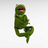 1976 Fisher Price Kermit Frog Doll, Vintage Muppets Toy, Posable Plush Figure, Classic TV Character Gift