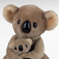 Vintage 1978 Dakin Koala Plush with Baby, Mama and Baby Koala Stuffed Animal, Collectible Dakin Toy