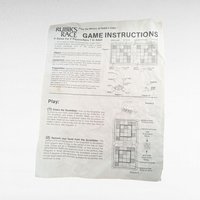 Vintage 1982 Ideal Rubik's Race Game, Complete Fast-Paced 2-Player Puzzle Challenge, All Pieces