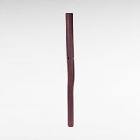 Vintage Hand Carved Wooden Andean Quena Flute, 15.75 Inch, Peruvian Folk Art, Musical Instrument