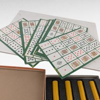 Vintage 1977 Cadaco Poker-Keeno Game, Complete Set with 12 Boards, Cards & Chips, 70s Group Party Game