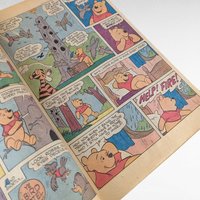 Vintage Winnie the Pooh Comics Lot of 2, 1970s Walt Disney Issue #5 and #12, Gold Key and Whitman Comic Book Set, A. A. Milne Characters
