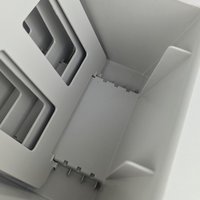 Vintage Amaray MediaMate 5.25 Inch Floppy Disk Storage Box, Smoked Lid, 5 Dividers, Computer Data Organizer, Tech Collector Gift