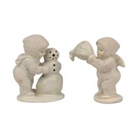 Vintage Dept 56 Snowbabies Pewter Figurine: Christmas Village Decor (With Box) - You Choose