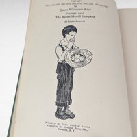 The Best Loved Poems, James Whitcomb Riley, Hardcover, Blue Ribbon Books, Hoosier Poet, American Literature