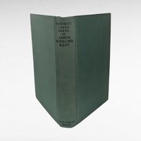 The Best Loved Poems, James Whitcomb Riley, Hardcover, Blue Ribbon Books, Hoosier Poet, American Literature
