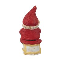 Vintage Ceramic Gnome Figurine, 7.5 Inch Hand Painted Garden Decor, Collectible Gnome, Gift for Gnome Lover