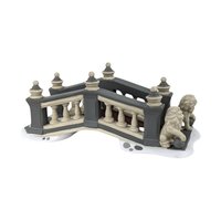 Dept 56 Heritage Village Bridge Set, Pair of Ceramic Bridges, Replacement Pieces, Christmas Village Accessory, Gift for Collector
