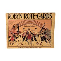 1935 Robyn Rote-Cards, Vintage Music Education Book, Louise Robyn, Teaching Musical Notation, Softcover, Collectible Music Book