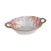 Vintage Royal Albert Blossom Time Square Cake Plate & Sweet Meat Dish | Bone China Serving Set | English Countryside Decor