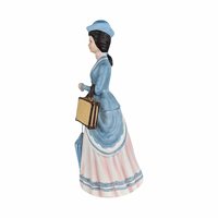 1979 Avon Mrs. Albee Award Figurine, Vintage Avon Collectible, Woman with Hat and Bag, Sales Achievement Award, Ceramic Figurine