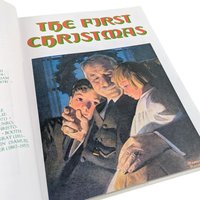 1993 Norman Rockwell's Christmas Book, Hardcover, Vintage Holiday Book, Gift for Art Lovers