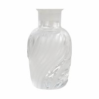 Vintage Lenox Windswept Clear Glass Perfume Bottle with Stopper, 5.25" Height, Elegant Vanity Decor, Gift for Her