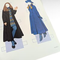1994 Tom Tierney Bill Clinton, Former President Paper Doll Book, Unused Vintage Collectible, Presidential Family Paper Dolls