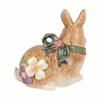Vintage Fitz and Floyd Woodland Spring Bunny Salt and Pepper Set, Ceramic Rabbit Shakers, Collectible Kitchen Decor, Easter