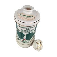 1986 Old Commonwealth "A Happy Green St. Patrick's Day" Decanter, Vintage Whiskey Decanter, Irish Decor, Collectible Decanter, Empty Bottle