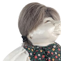 1970s Barbara Lorin Folk Art Doll Pair, Vintage Porcelain Head Dolls, Soft Body Dolls, Collectible Dolls, Handmade Folk, Vintage Dolls