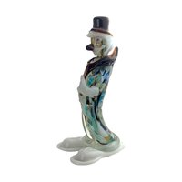 Vintage Art Glass Clown, Handblown Glass Clown, Collectible Glass Figurine, Clown Decor, Art Glass Sculpture, Whimsical Clown, Glass Art