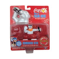 Vintage Coca Cola Polar Bear Snowboard Toy & 1993 Die-Cast Metal Truck Bank, New in Box, Collectible Coca Cola Memorabilia