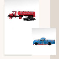 Vintage Diecast Car Lot, Coastal 1920 Pierce Arrow Tanker & Ford Coupe, Racing Champions Ford F-150, Gift for Car Enthusiast