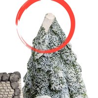1984 David Winter Snow Cottage Village Figure, Winter Scene Collectible, Vintage Home Decor, Christmas Gift, Miniature Snow Cottage