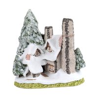 1984 David Winter Snow Cottage Village Figure, Winter Scene Collectible, Vintage Home Decor, Christmas Gift, Miniature Snow Cottage