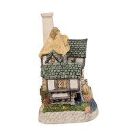 1994 David Winter Wishing Falls Cottage, Thatched Roof Miniature, Vintage Collectible, English Cottage Decor, Gift for Collector
