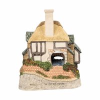 1994 David Winter Wishing Falls Cottage, Thatched Roof Miniature, Vintage Collectible, English Cottage Decor, Gift for Collector