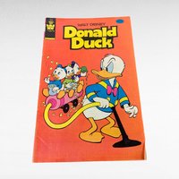 Lot of 3 Vintage Donald Duck Comics, 1970s Walt Disney Whitman Gold Key Issues, The Giant of Duckburg #190, #148, #180 Comic Book Set