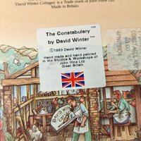 1993 David Winter Cottage "The Constabulary" | with COA and Original Box | Vintage Collectible