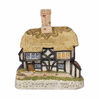 1993 David Winter Cottage "Plum Cottage" | with COA and Original Box | Vintage Collectible
