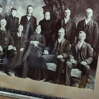 Antique Large Ornate Wood Picture Frame: Portrait