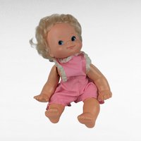 Vintage Mattel Baby That a Way Doll 1974, Non Working For Display or Parts, 70s Crawling Baby Doll with Box, Nostalgic Collector Toy