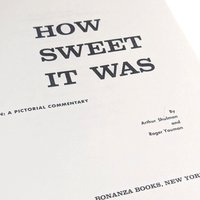 1966 "How Sweet It Was" Television History Book, Arthur Shulman & Roger Youman, 1435 Photos, Vintage TV Memorabilia, Gift for TV Buffs
