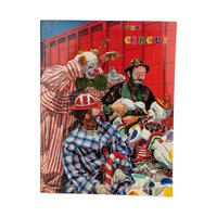 Vintage Clown Lot - Figurines, Bank, Music Box, Circus Books - Collectible Clown Memorabilia