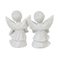 Vintage Angel Christmas Lot, Porcelain Cherub Figurine, Angel Ornament, Midwest Angels, Holiday Decor, Angel Collector Gift