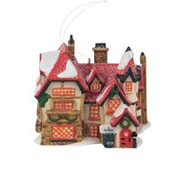 Vintage Department 56 House Ornaments, Santa's Workshop, Sir Falstaff Inn, Dedlock Arms, 1990s Christmas Decor
