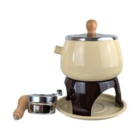 1984 Himark Fondue Set, Complete, Never Used, Vintage Kitchen, Retro Fondue Pot