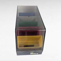 Vintage 1980s Floppy Disk Holder, SRW Microdex 50 Storage Box, 80s Computer Decor, Desk Organizer