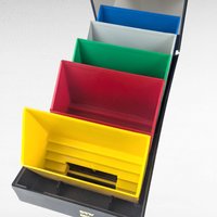 Vintage 1980s Floppy Disk Holder, SRW Microdex 50 Storage Box, 80s Computer Decor, Desk Organizer