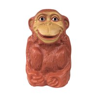 Vintage Wing Inc. Plastic Monkey Bank | Nostalgic Coin Savings | Retro Toy Gift | 10.5 Inches