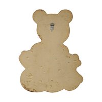 Vintage Foamcraft Patchwork Teddy Bear Wall Hanging: Nursery Decor